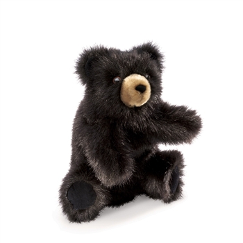 Full Body Baby Black Bear Puppet by Folkmanis Puppets