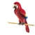 Full Body Scarlet Macaw Puppet by Folkmanis Puppets