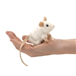 White Mouse Finger Puppet by Folkmanis Puppets