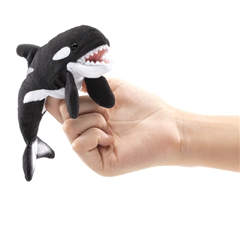 Orca Finger Puppet by Folkmanis Puppets