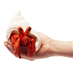 Hermit Crab Finger Puppet by Folkmanis Puppets