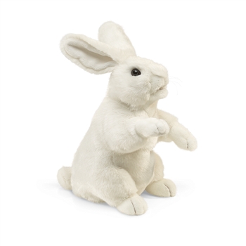 Full Body White Bunny Puppet by Folkmanis Puppets