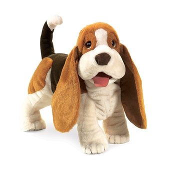 Full Body Basset Hound Puppet by Folkmanis Puppets