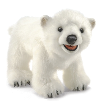 Full Body Polar Bear Cub Puppet by Folkmanis Puppets