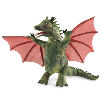 Full Body Winged Dragon Puppet by Folkmanis Puppets