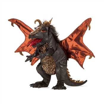 Full Body Black Dragon Puppet by Folkmanis Puppets