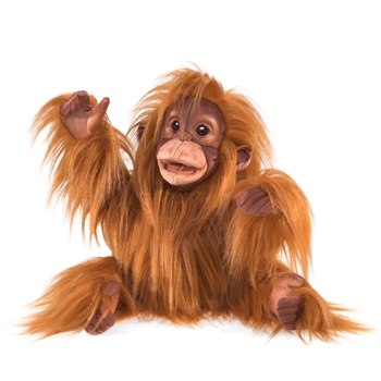 Full Body Baby Orangutan Puppet by Folkmanis Puppets