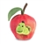 Worm in an Apple Stage Puppet by Folkmanis Puppets