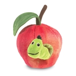 Worm in an Apple Stage Puppet by Folkmanis Puppets