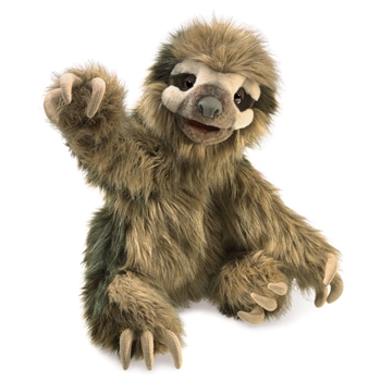 Full Body Big Sloth Puppet by Folkmanis Puppets