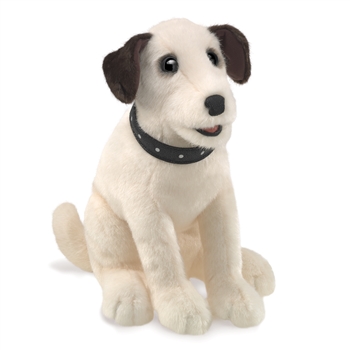 Full Body White Terrier Puppet by Folkmanis Puppets