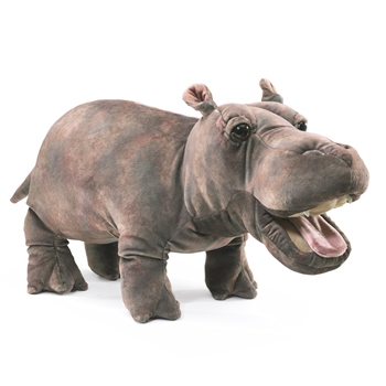 Full Body Baby Hippo Puppet by Folkmanis Puppets