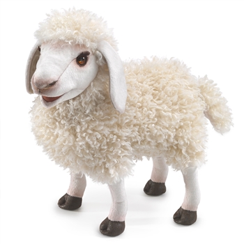 Full Body Woolly Sheep Puppet by Folkmanis Puppets