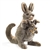 Full Body Kangaroo with Joey Puppet by Folkmanis Puppets