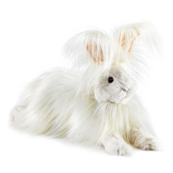 Full Body Angora Rabbit Puppet by Folkmanis Puppets