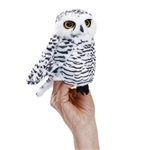 Small Snowy Owl Puppet by Folkmanis Puppets