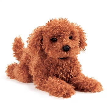 Full Body Toy Poodle Puppy Puppet by Folkmanis Puppets