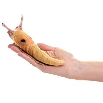Mini Banana Slug Finger Puppet by Folkmanis Puppets