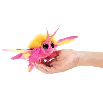Mini Rosy Maple Moth Finger Puppet by Folkmanis Puppets