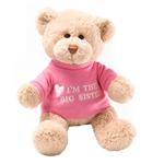 Im the Big Sister Teddy Bear with Embroidered Pink Shirt by Gund