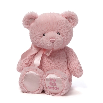My First Teddy Pink Baby Safe Stuffed Bear by Gund