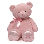 Large Pink Baby Safe My First Teddy Bear by Gund