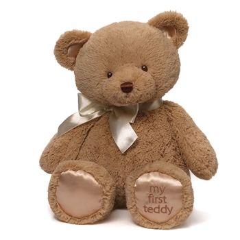 Large Brown Baby Safe My First Teddy Bear by Gund