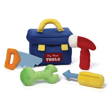 My First Toolbox Plush Playset for Babies by Gund