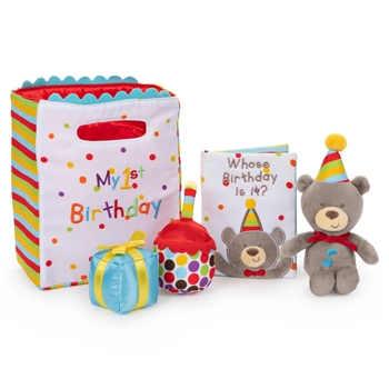 My First Birthday Plush Playset for Babies by Gund