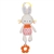Tinkle Crinkle Plush Bunny Teether and Activity Toy by Gund