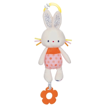 Tinkle Crinkle Plush Bunny Teether and Activity Toy by Gund
