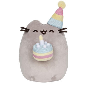 Birthday Cake Stuffed Pusheen the Cat by Gund