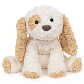 Cozys Plush White and Tan Puppy Stuffed Animal by Gund