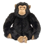 Handcrafted 18 Inch Lifelike Adult Chimpanzee Stuffed Animal by Hansa