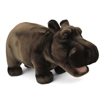 Handcrafted 18 Inch Lifelike Hippopotamus Stuffed Animal by Hansa