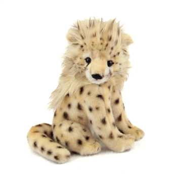 Handcrafted 8 Inch Lifelike Baby Cheetah Stuffed Animal by Hansa