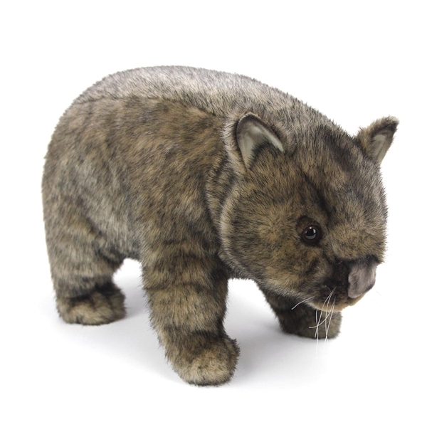 Handcrafted 15 Inch Lifelike Wombat Stuffed Animal by Hansa at