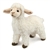 Lifelike White Lamb Stuffed Animal by Hansa - Handcrafted - 10 Inch