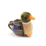 Handcrafted 4 Inch Lifelike Baby Mallard Duck Stuffed Animal by Hansa