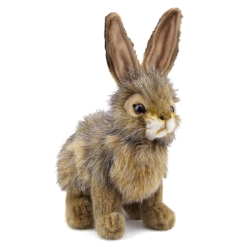 Handcrafted 9 Inch Lifelike Rabbit Stuffed Animal by Hansa