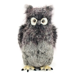 Handcrafted 14 Inch Lifelike Great Grey Owl Stuffed Animal by Hansa
