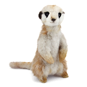 Handcrafted 10 Inch Standing Lifelike Meerkat Stuffed Animal by Hansa
