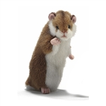 Handcrafted 6 Inch Standing Lifelike Hamster Stuffed Animal by Hansa