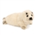 Handcrafted 12 Inch Lifelike Harp Seal Pup Stuffed Animal by Hansa