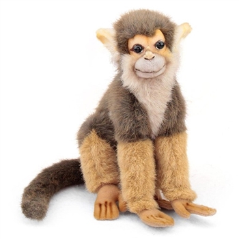 Handcrafted 7 Inch Lifelike Squirrel Monkey Stuffed Animal by Hansa