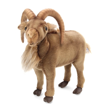 Lifelike Mountain Goat Stuffed Animal by Hansa