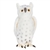 Lifelike Snowy Owl Stuffed Animal by Hansa