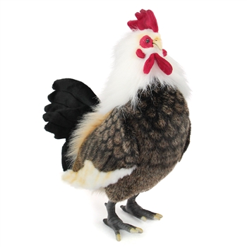 Handcrafted 17 Inch Lifelike Rooster Stuffed Animal by Hansa