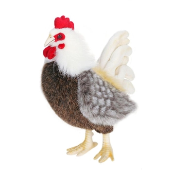 Lifelike Bantam Rooster Stuffed Animal by Hansa