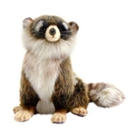 Handcrafted 9 Inch Lifelike Raccoon Stuffed Animal by Hansa